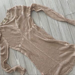 Knitted Beach Throw On Dress